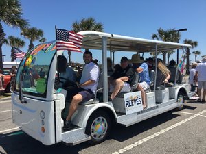 MotoEV Shuttles Mayor and City Council in Opening of the Beaches Parade