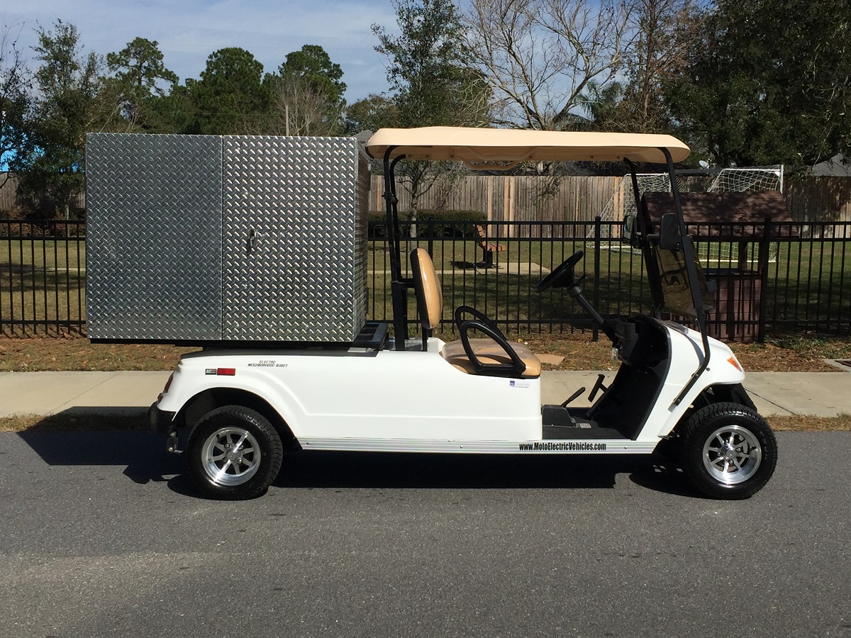New Vehicle Release: MotoEV 2 Passenger Enclosed Utility Deluxe Golf Cart