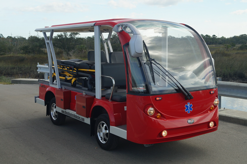 EMS Responder Electric Shuttle Front