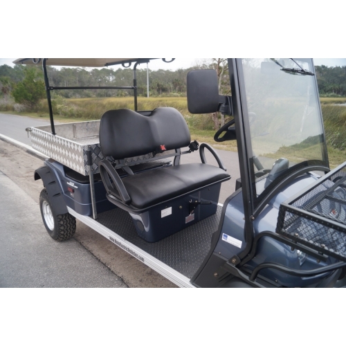 MotoEV Electro Neighborhood Buddy 2 Passenger Utility Deluxe Highriser Street Legal Golf Cart utility seats