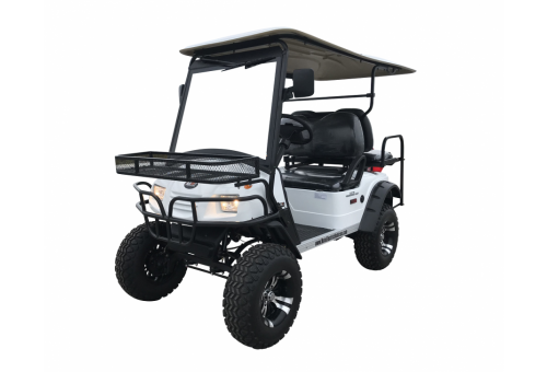 MotoEV Electro Neighborhood Buddy 4 Passenger Back to Back Highriser Street Legal Golf Cart