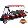 MotoEV 8 Passenger Street Legal Golf Cart red