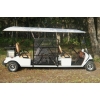 MotoEV 4 Passenger Wheelchair Street Legal Golf Cart  right side white