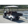 MotoEV 4 Passenger Utility Street Legal Golf Cart back-left angle