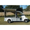 MotoEV Electro Bubble Buddy LSV 2 Passenger Enclosed Utility Deluxe right side open zoom right side both sides open