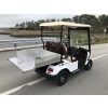 MotoEV Electro Neighborhood Buddy 2 Passenger Utility Street Legal Golf Cart back side open white