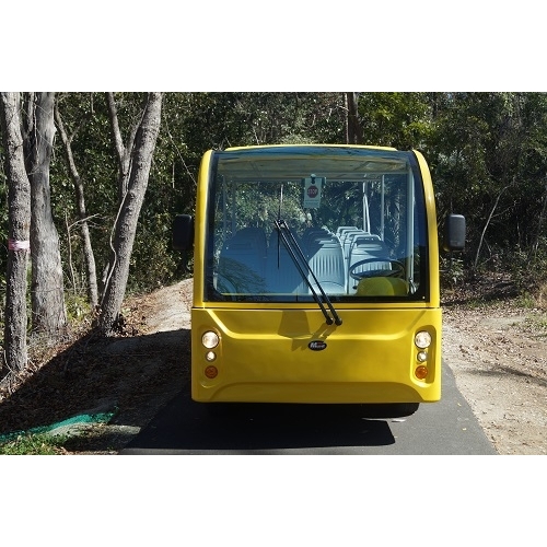 Yellow Electric Bus