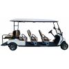MotoEV 8 Passenger Golf Cart - Non Street Legal right side white