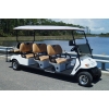 MotoEV 8 Passenger Golf Cart - Non Street Legal white outdoors