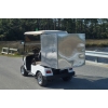 MotoEV 2 Passenger Enclosed Utility Golf Cart- Non Street Legal box storage closed