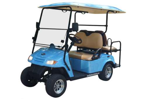 MotoEV 4 Passenger Golf Cart (Back to Back)- Non Street Legal