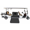 MotoEV 6 Passenger Wheel Chair Golf Cart right side wheel chair ramp