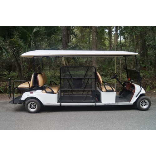 MotoEV 6 Passenger Wheel Chair Golf Cart right side