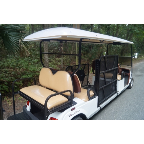 MotoEV 6 Passenger Wheel Chair Golf Cart back seats