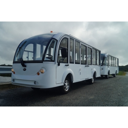 MotoEV Electro Transit Buddy 28 Passenger Hard Door Tram image 9