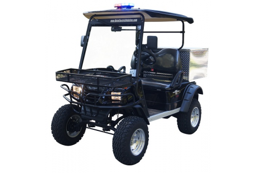 MotoEV Electro Neighborhood Buddy 2 Passenger Cargo Police Highriser Street Legal Golf Cart