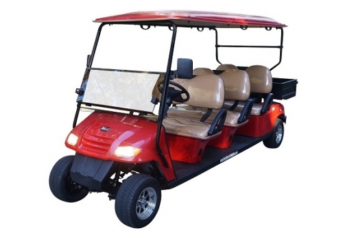 MotoEV Electro Neighborhood Buddy 6 Passenger Utility Golf Cart