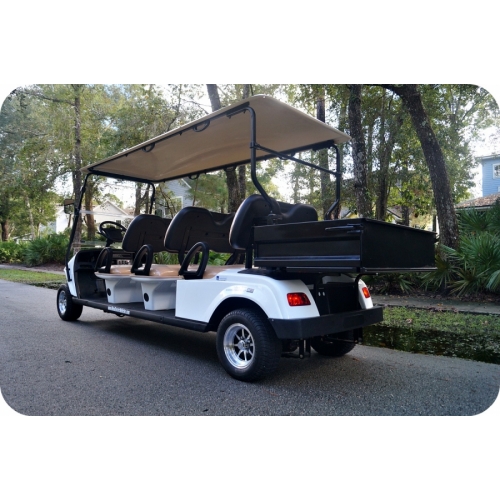 MotoEV Electro Neighborhood Buddy 6 Passenger Utility Golf Cart image 3