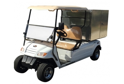 MotoEV 2 Passenger Enclosed Utility Deluxe Golf Cart