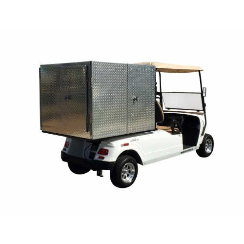 MotoEV 2 Passenger Enclosed Utility Deluxe Golf Cart image 2