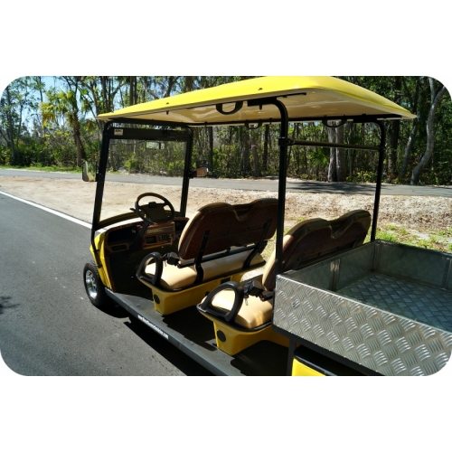 MotoEV Electro Neighborhood Buddy 4 Passenger Utility Deluxe Street Legal Golf Cart image 2
