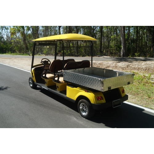 MotoEV Electro Neighborhood Buddy 4 Passenger Utility Deluxe Street Legal Golf Cart image 5