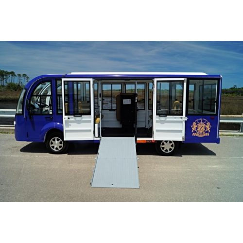 15 Passenger Shuttle Bus with Wheelchair Lift | Moto Electric Vehicles
