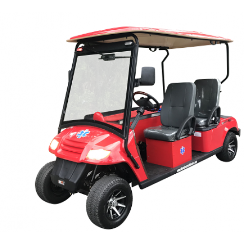 MotoEV Electro Neighborhood Buddy 3 Passenger EMS Street Legal Golf Cart